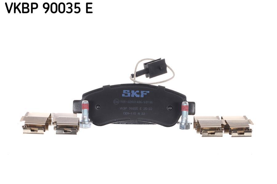 Jeu de 4 plaquettes de frein SKF ref. VKBP 90035 E
